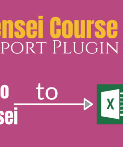 how to export sensei course to excel 1