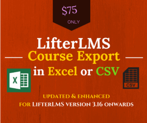 lifterlms course export plugin