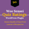 woo sensei quiz rating plugin