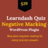 learndash quiz negative marking