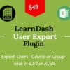 learndash user export