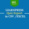 learnpress quiz export