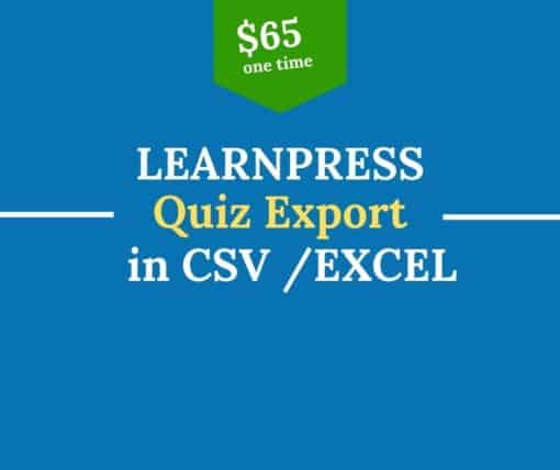 learnpress quiz export