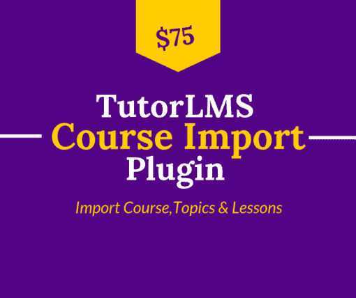 Copy of tutorlms quiz import plugin