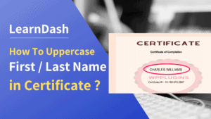 learndash course certificate