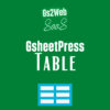 Gsheetpress table